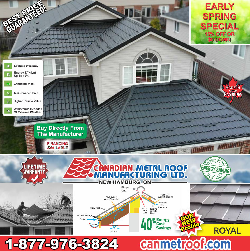 Metal Roofing Special Offer - $0 Down - 15% off