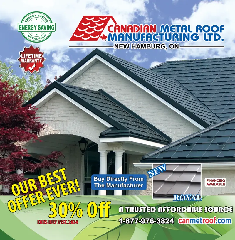 Canadian Metal Roofing Special Discount