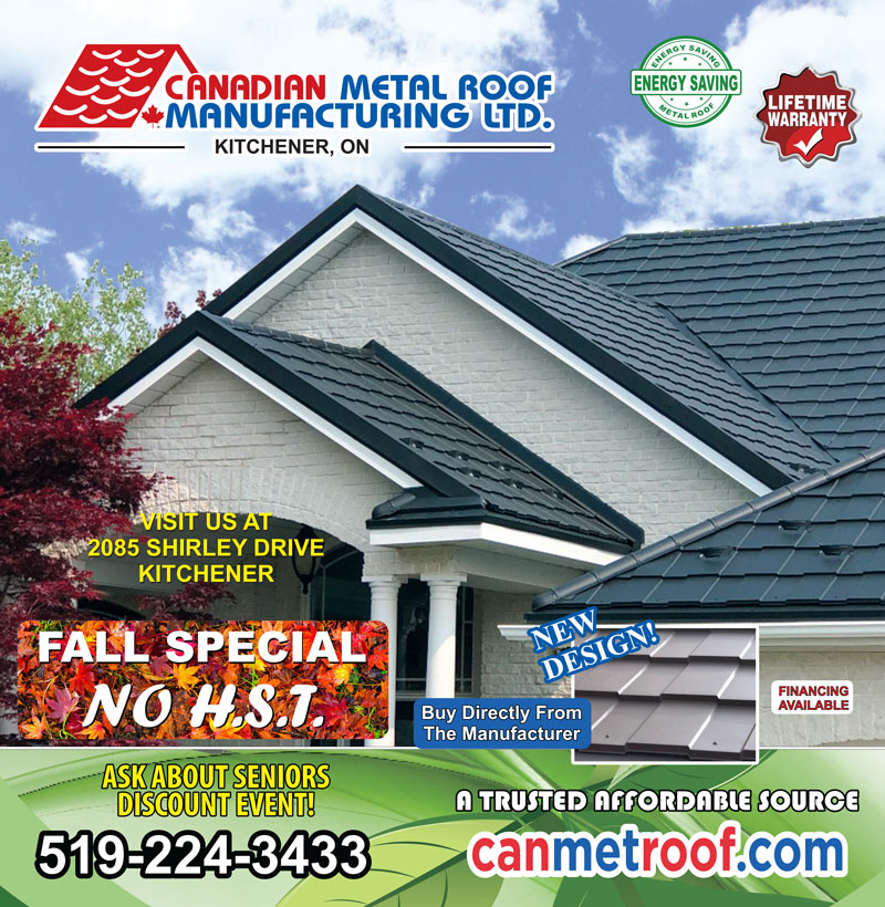 Fall 2025 Metal Roof special offer - Canadian Metal Roof
