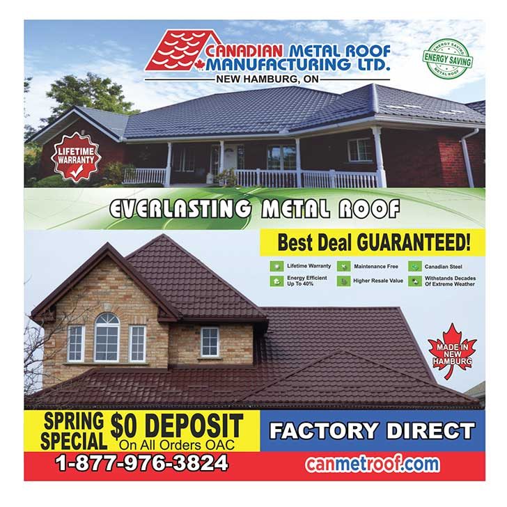 Canadian Metal Roofing Spring 2022 Special